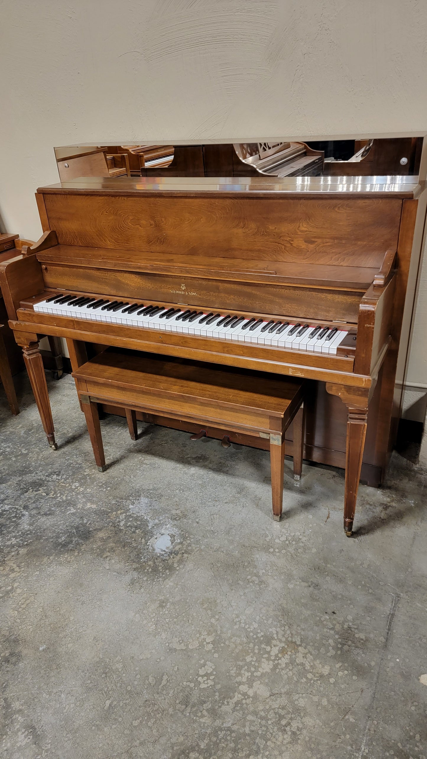 STEINWAY | 1904 |51" UPRIGHT | SATIN WALNUT | $4,490