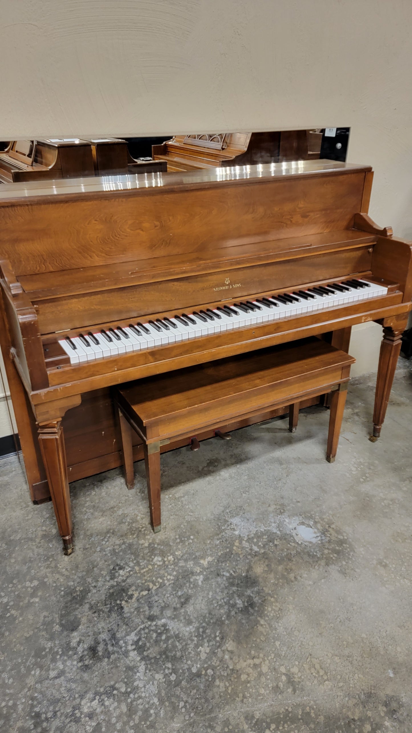 STEINWAY | 1904 |51" UPRIGHT | SATIN WALNUT | $4,490