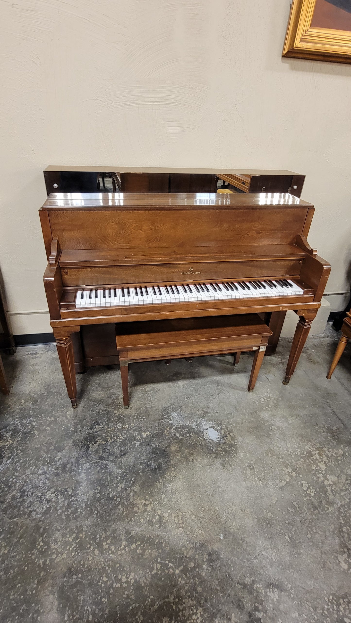 STEINWAY | 1904 |51" UPRIGHT | SATIN WALNUT | $4,490